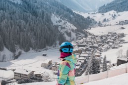 Skiing in Mayrhofen, Austria