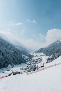 Skiing in Mayrhofen, Austria