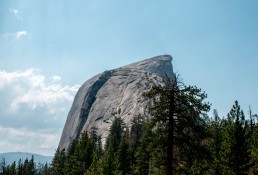 Half dome in Yosemite, California USA