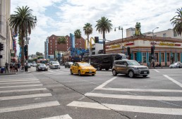 Hollywood crossroads, California USA