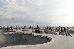 Venice beach skatepark, California USA