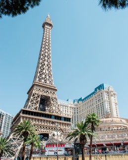 Eiffel Tower on Las Vegas strip USA