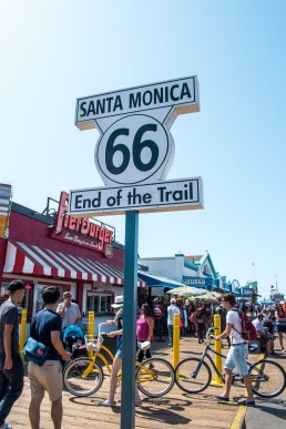 Santa Monica Pier, Route 66, California USA