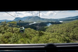 View from the Dalat cable car, Vietnam