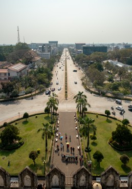 Patuxai victory monument Vientiane Laos