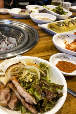 Korean BBQ, Seoul, South Korea